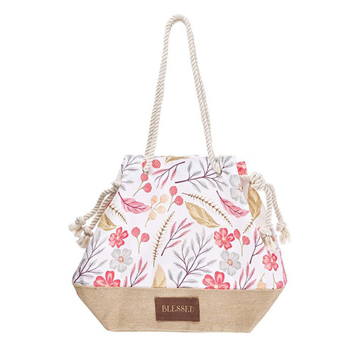 Floral Blessed - Tote Bag - Polyester