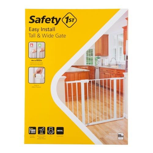 Tall & Wide Easy Install Walk-Thru Safety Gate