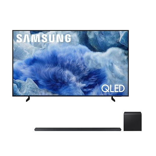 85" QLED Q8F Vision AI Smart TV w/ 3.1.2Ch Dolby Atmos Soundbar & Subwoofer