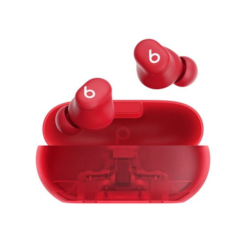 Beats Solo Buds True Wireless Earbuds Transparent Red