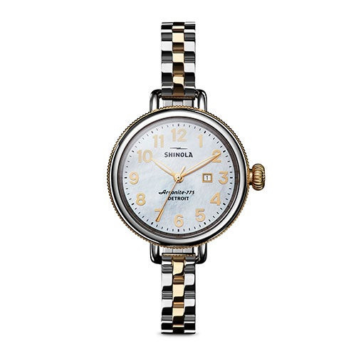 Ladies' Birdy Two-Tone Stainless Steel Bracelet Watch  Mother-of-Pearl Dial