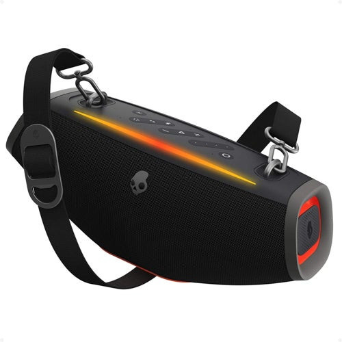 Barrel Mini Boombox Compact Wireless Speaker Black