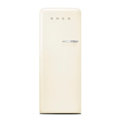 FAB 28 Retro Refrigerator w/ Ice Compartment - Left Hinge Cream
