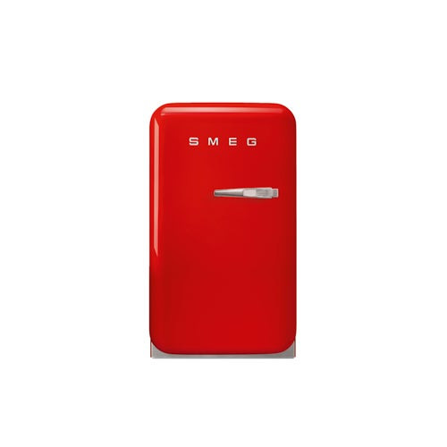 FAB 5 Retro Mini Refrigerator - Left Hinge Red