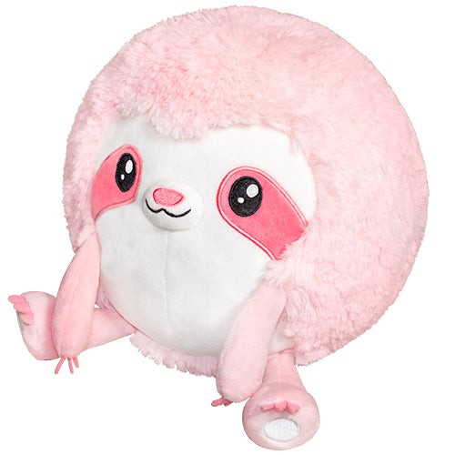 7" Mini Pink Sloth Squishable Plush Ages 3+ Years