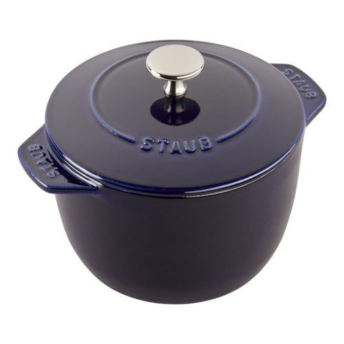 1.5qt Cast Iron Petite French Oven Dark Blue