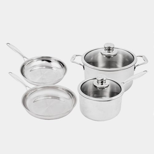 Premium Clad 6pc Stainless Steel Set