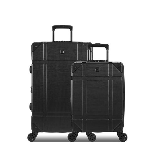 7639 Expandable 2pc Trunk Spinner Set Black