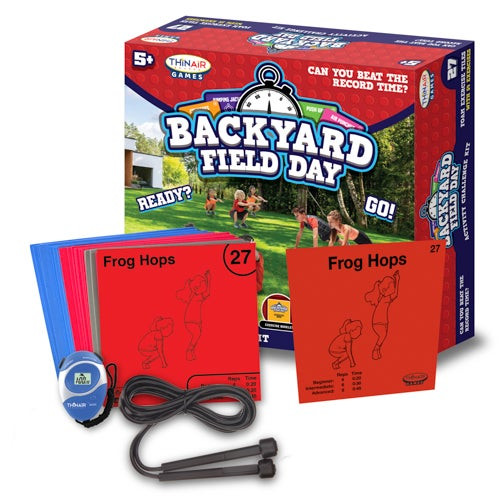 Backyard Field Day Activity Challenge Kit Ages 5+ Years