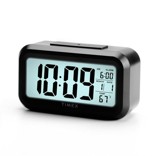 Portable Battery Operated Alarm Clock w/ Large Display