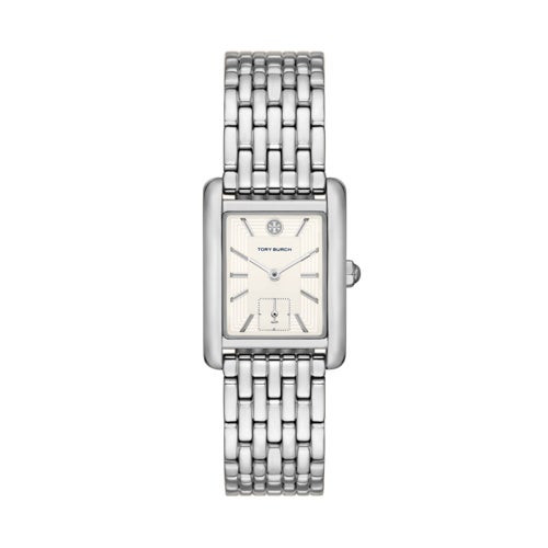 Ladies' Eleanor Silver-Tone Stainless Steel Watch  Cream Dial