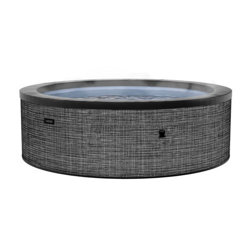 Tahoe Round 4 Person Eco Foam Spa Flint Gray