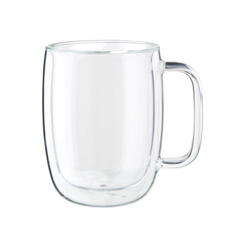 Sorrento Plus 2pc Glass Mug Set