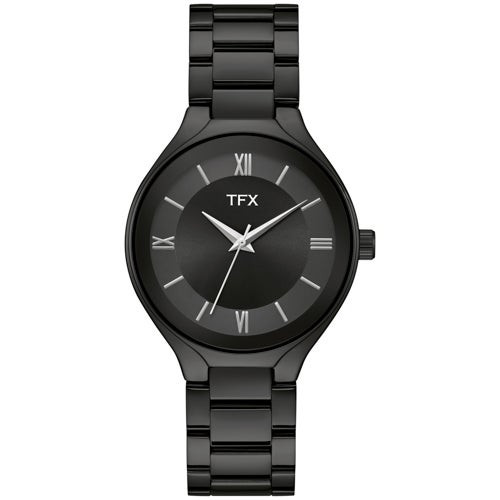 Men's TFX Black Ion-Plated Stainless Steel Watch  Black Dial