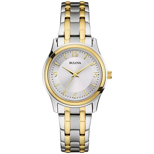 Ladies' Corporate Collection Two-Tone Stainless Steel Watch  Silver Dial