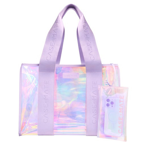 Beach Tote w/ Phone Pouch Soap Bubble