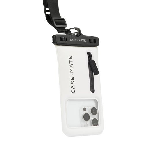 Waterproof XL Floating Phone Pouch w/ Zip Pocket Sand Dollar