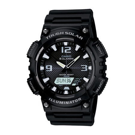 Tough Solar Ani-Digi Watch Black