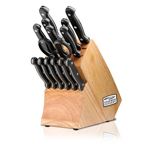 Essentials 15pc Knife Block Set