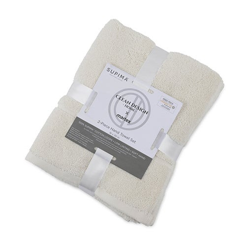 Allergen-Aware Supima Cotton 2-Pack Bath Towel Set Ivory