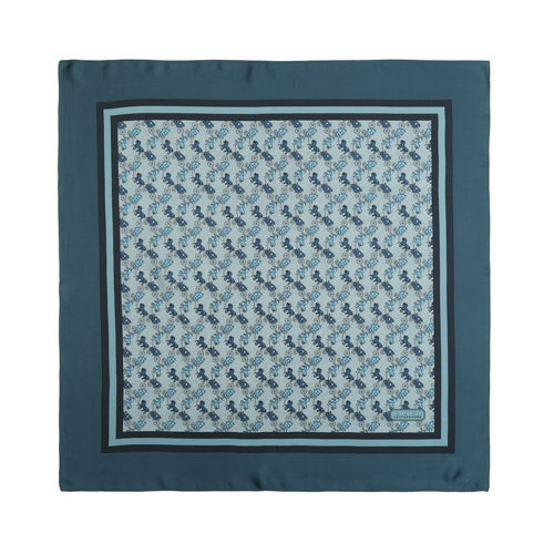 Lightweight Coach Horse & Carriage Silk Scarf