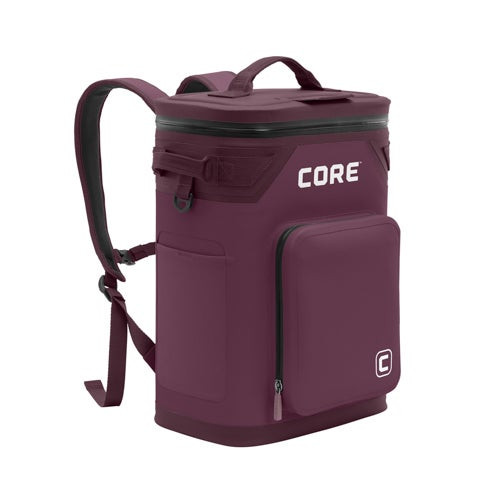 24 Can CLIMAKEEP Magnetic Soft Backpack Cooler Mulberry