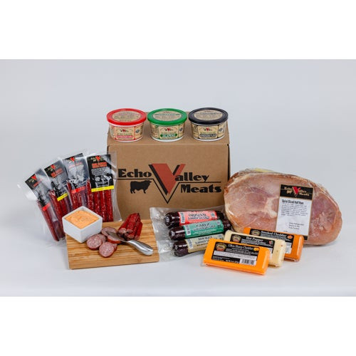Spiral Sliced Ham Gift Set with Sausage & Cheese