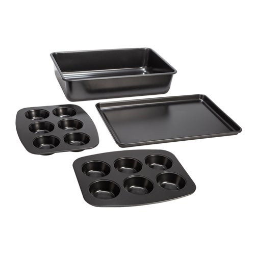 4pc Bakeins Carbon Steel Stackable Bakeware Set