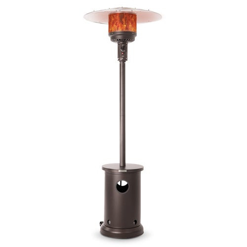 Mocha Finish Patio Heater w/ Table