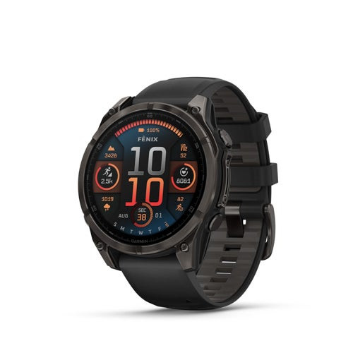 fenix 8 Premium Multisport Smartwatch 47mm AMOLED Black/Pebble Gray