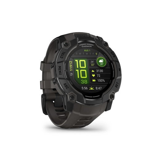 Instinct 3 50mm AMOLED Rugged GPS Smartwatch Black/Charcoal