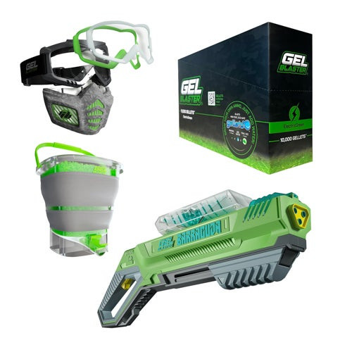 Barracuda Water Bead Blaster Kit w/ Face Mask Gellet Depot StarFire Gellets