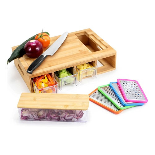 Bamboo Food Prep Station