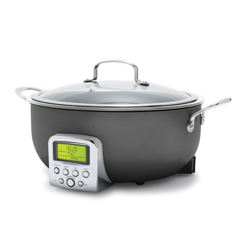 Elite Ceramic 6qt Smart Skillet Graphite