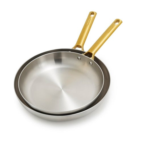 Reserve Stainless 2pc Fry Pan Set