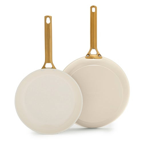 Reserve Pro 2pc Frypan Set - 10" & 12" Cream