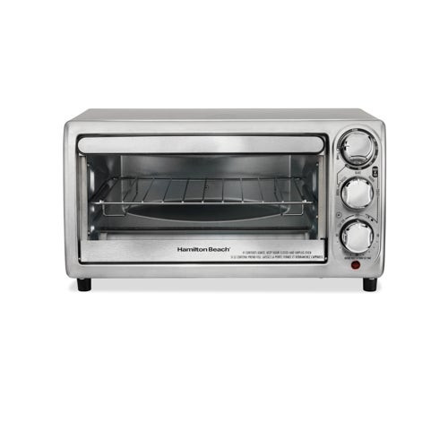 4-Slice Stainless Steel Toaster Oven