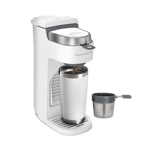 The Scoop Single-Serve Coffeemaker White