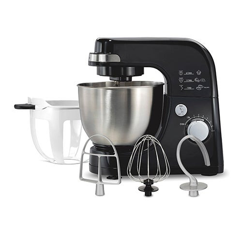 7 Speed Stack & Scrape Stand Mixer Black