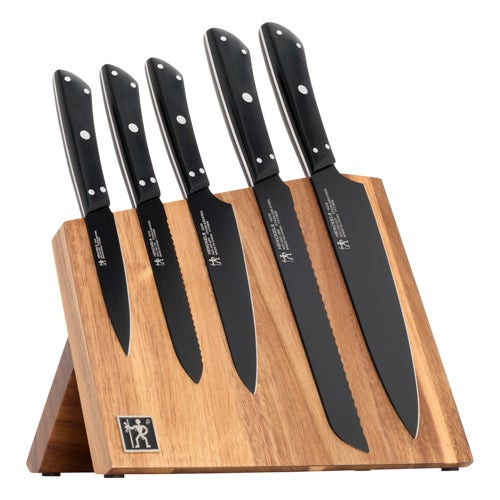 Noir 6pc Magnetic Easel Knife Set
