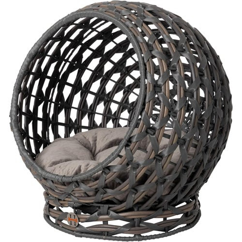 Hemisphere Rattan Pet Bed