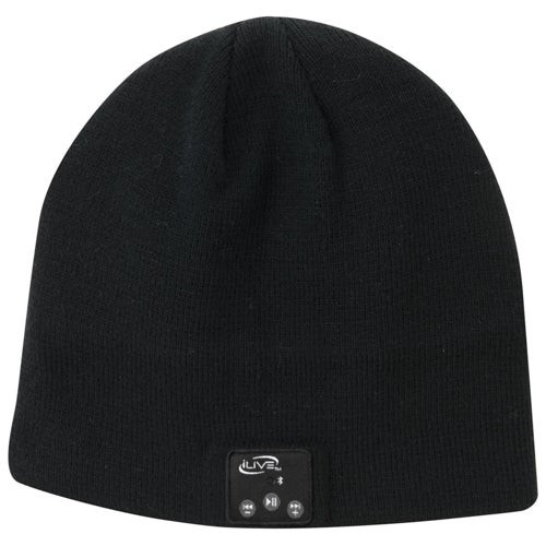 Bluetooth Knit Cap w/ Built-in Speakers and Mic Black