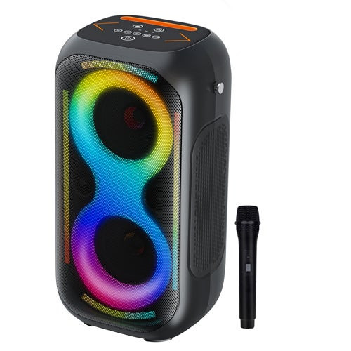 Fusion Glow Portable Bluetooth Speaker Black