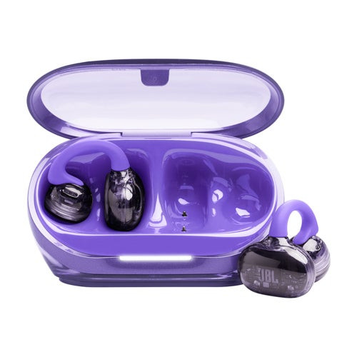 Soundgear Clips True Wireless Open Ear Earbuds Purple