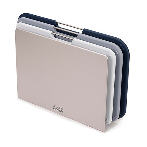 3pc Nest Cutting Board Set - Regular Size Gray