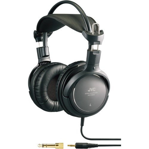 Dynamic Sound Full-Size Over Ear Wired Headphones Black