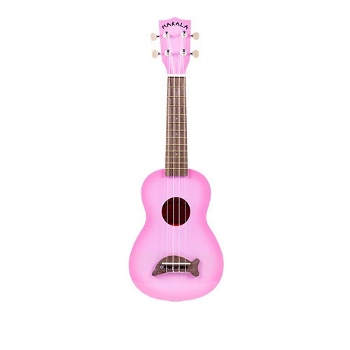 Soprano Dolphin Ukulele w/ Tote Bag Pink Burst