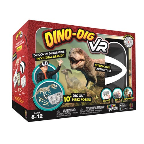 Steam Lab Dino-Dig Virtual Reality Science Kit Ages 8+ Years