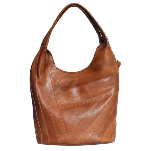 Kiki Leather Shoulder Bag Cognac