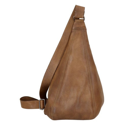 Hippie Leather Sling/Backpack Cognac